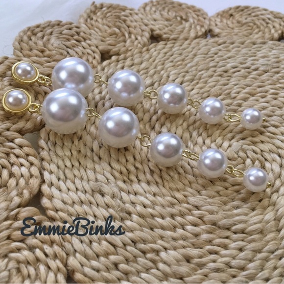 ✨3for$38  New Revolve Pearl Drop Earrings - Picture 7 of 13